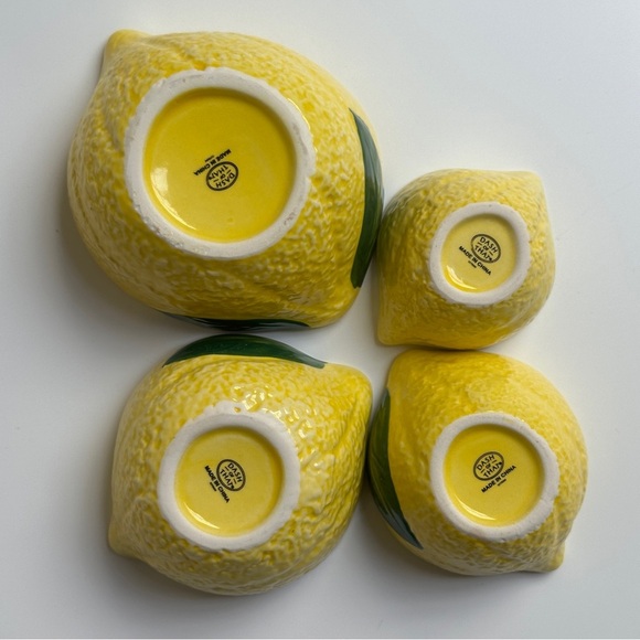 Dash of That Ceramic Lemon Measuring Cups - Picture 10 of 14